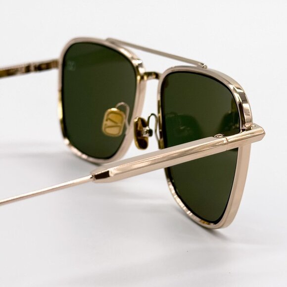 NEW VALENTINO SUNGLASSES VLS-168A LIMITED EDITION GOLD/GREEN  display picture 1